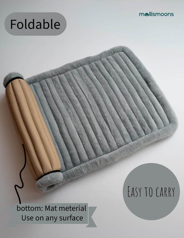 Mollismoons Foldable Lounge Shape Cushions for Sleeping, Meditation, Yoga, and Reading - Lightweight and Machine Washable