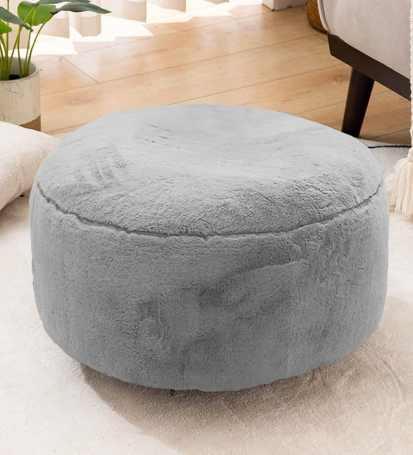 Floor Cushions for sitting on the floor round shape Pouf Ottoman Poof Seat pouffe Puffy for Foot Rest Stool for Living Room